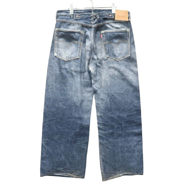 JUNYA WATANABE MAN×LEVI’S×BerBerjin 2025SS 綿ツイル インクジェットプリント Levi’s Wネーム BerBerjin 転写プリントデニムパンツ WO-P905 古着・中古-2枚目のアイテム画像