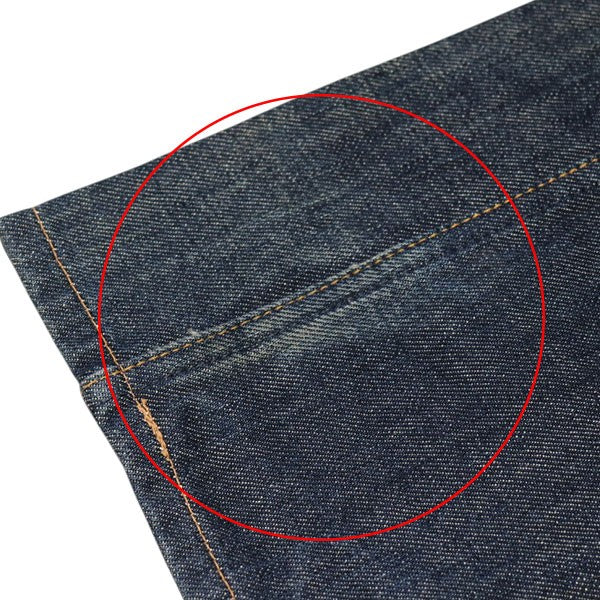 1999年モデル 本人期　CLASSIC RAW DENIM　クラシックロウデニムパンツ　138 HL 0001 001 09