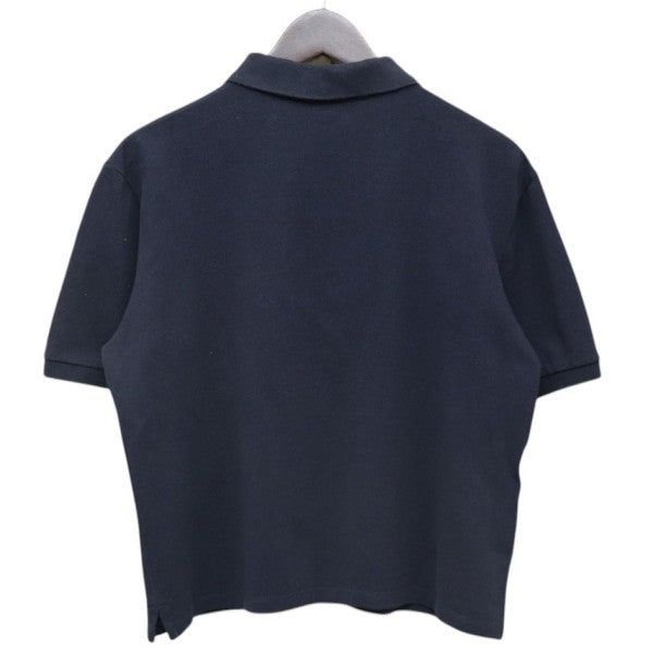 MIU MIU コットンピケ ポロシャツ 刺繍ロゴクロップドポロシャツ MJN535 S000 14RW 古着・中古-2枚目のアイテム画像