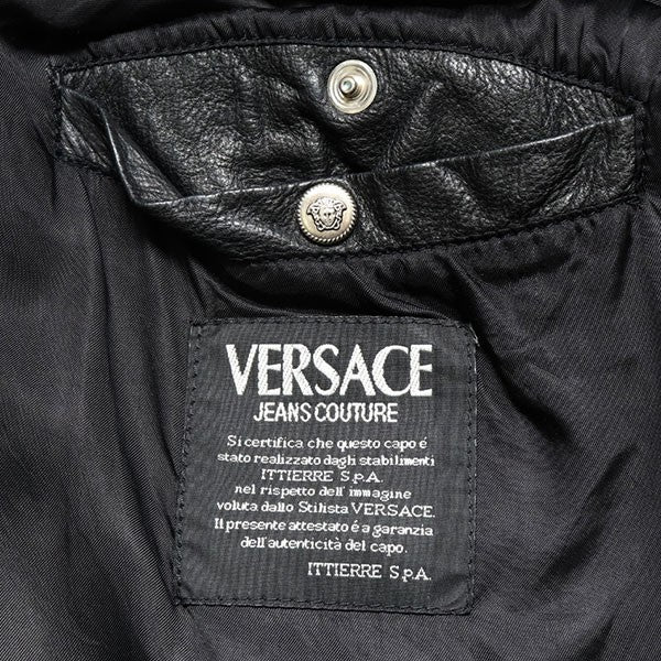 Vintage　ジップレザーカーコート　レザージャケット　Archive　アーカイヴ