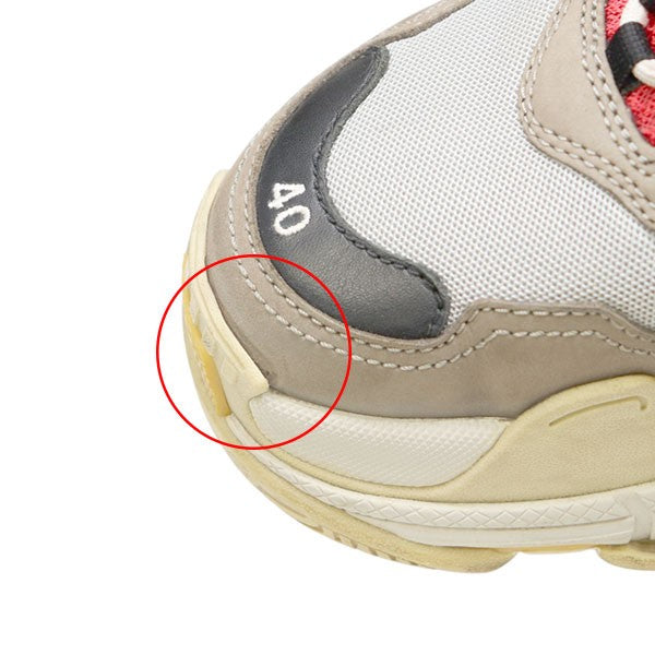 2018AW　TRIPLE S　ダッドボリュームスニーカー　533883