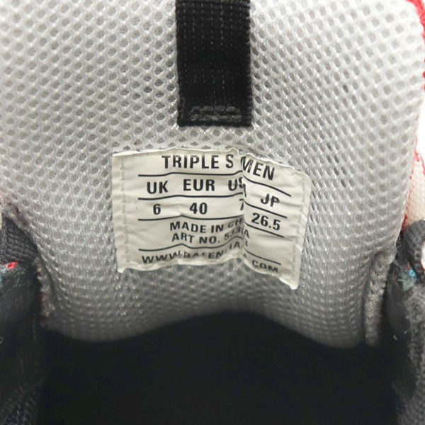 2018AW　TRIPLE S　ダッドボリュームスニーカー　533883