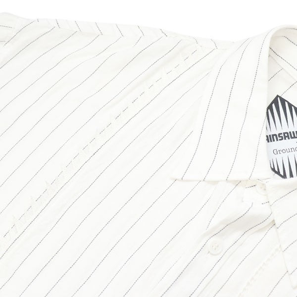 2025AW　Chainsaw Stripe Shirt　チェンソーストライプシャツ　GX-B11-012