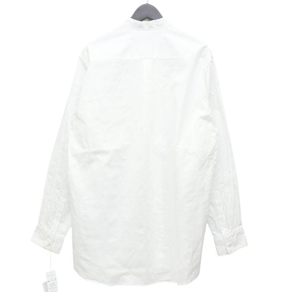 2024AW　COTTON TWILL BORO APPLIQUE STAND COLLAR SHIRT　スタンドカラーシャツ　UB-B15-017-1-03