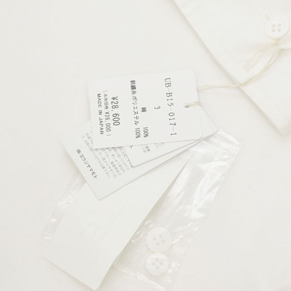 2024AW　COTTON TWILL BORO APPLIQUE STAND COLLAR SHIRT　スタンドカラーシャツ　UB-B15-017-1-03