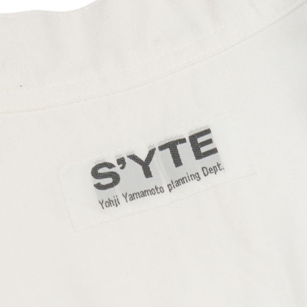 2024AW　COTTON TWILL BORO APPLIQUE STAND COLLAR SHIRT　スタンドカラーシャツ　UB-B15-017-1-03