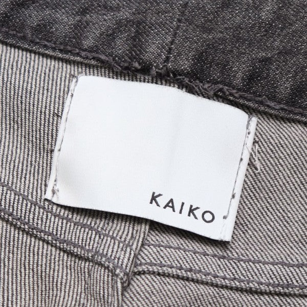 MOVE WASHED BLACK　フレアデニムパンツ　ブーツカットジーンズ　KAIKO-25-012