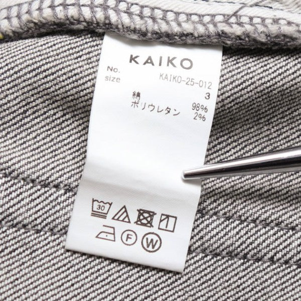 MOVE WASHED BLACK　フレアデニムパンツ　ブーツカットジーンズ　KAIKO-25-012