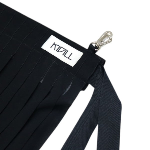 2021AW　Pleats Skirt　プリントプリーツスカート　ラップスカート　巻きスカート　KL550