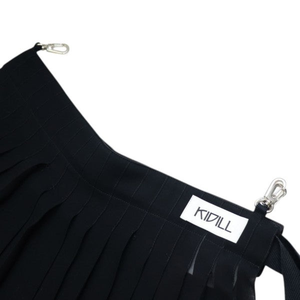 2021AW　Pleats Skirt　プリントプリーツスカート　ラップスカート　巻きスカート　KL550