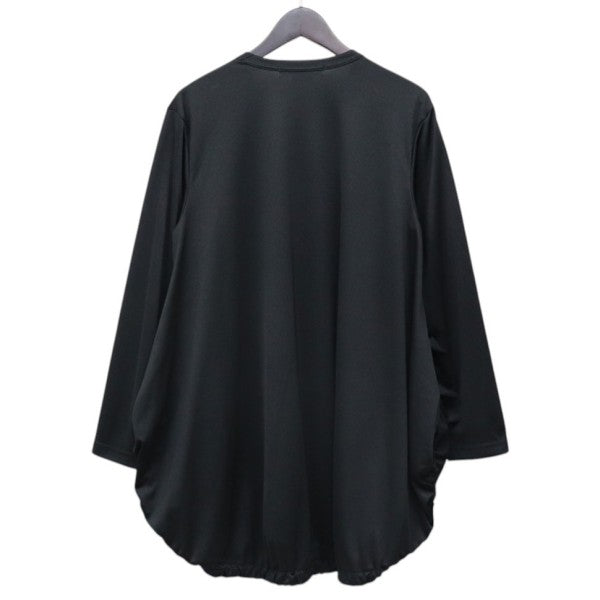 2026AW　エステルスムースオーバーサイズフリルロンT　デザインロングスリーブTシャツ RR-T012