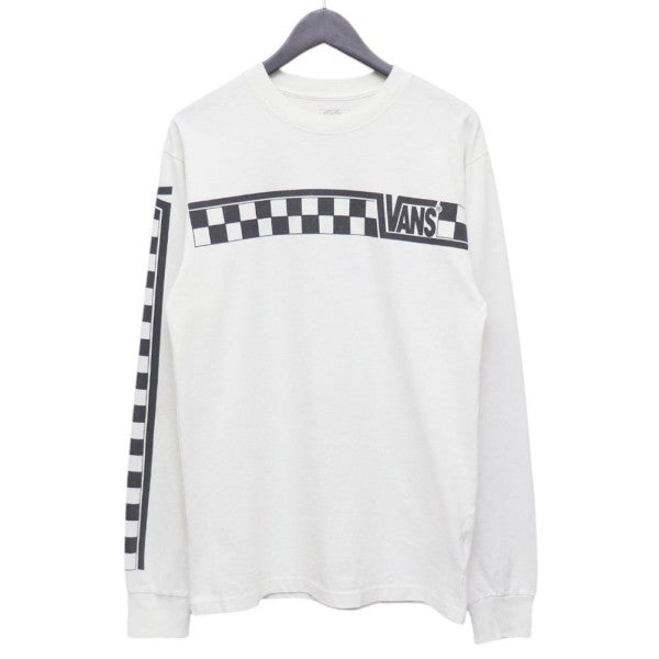 VANS Racing LS Tee レーシングロングスリーブTシャツ 長袖カットソー VN000X2BFS81 古着・中古-1枚目のアイテム画像