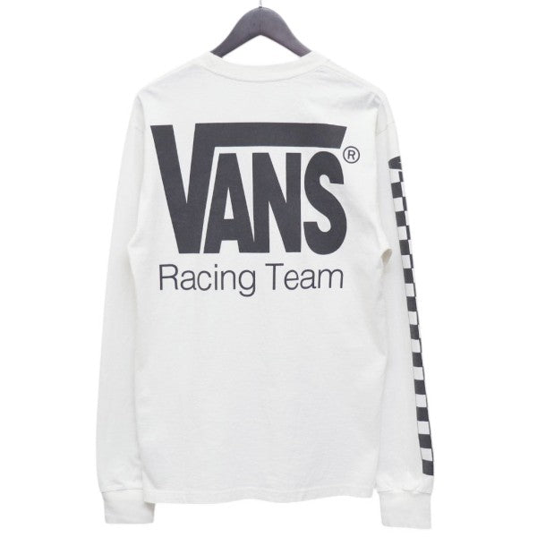 VANS Racing LS Tee レーシングロングスリーブTシャツ 長袖カットソー VN000X2BFS81 古着・中古-2枚目のアイテム画像