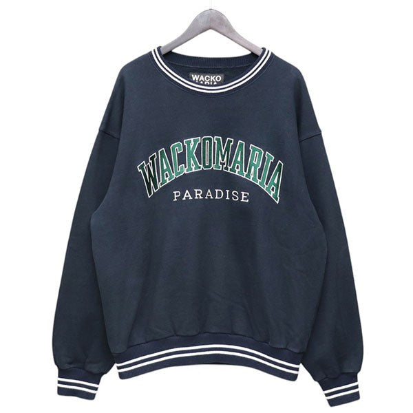 WACKO MARIA 2024AW HEAVY WEIGHT CREW NECK SWEAT SHIRT TYPE-2 クルーネックスウェット トレーナー 24FW-WMC-SS10 古着・中古-1枚目のアイテム画像