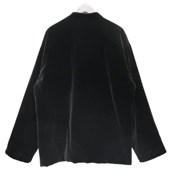 WACKO MARIA 2023SS KUNG-FU JACKET ベロアカンフージャケット チャイナジャケット カーディガン 23SSE-WMO-BL01 古着・中古-2枚目のアイテム画像