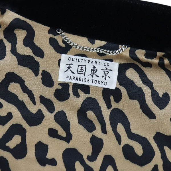 WACKO MARIA 2023SS KUNG-FU JACKET ベロアカンフージャケット チャイナジャケット カーディガン 23SSE-WMO-BL01 古着・中古-6枚目のアイテム画像