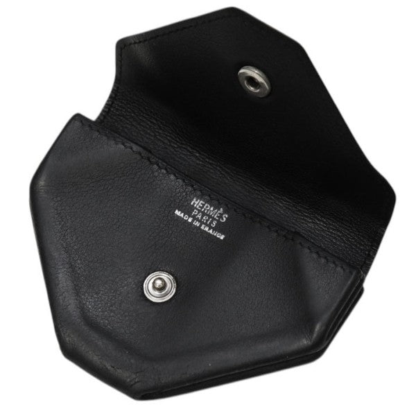 HERMES(エルメス) ル ヴァンキャトル レザーコインケース ブラック
