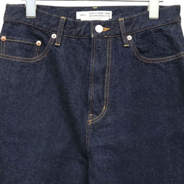 YAECA 13W No．7 Tapered Wide テーパードワイドデニムパンツ ジーンズ 7denim-05 古着・中古-3枚目のアイテム画像