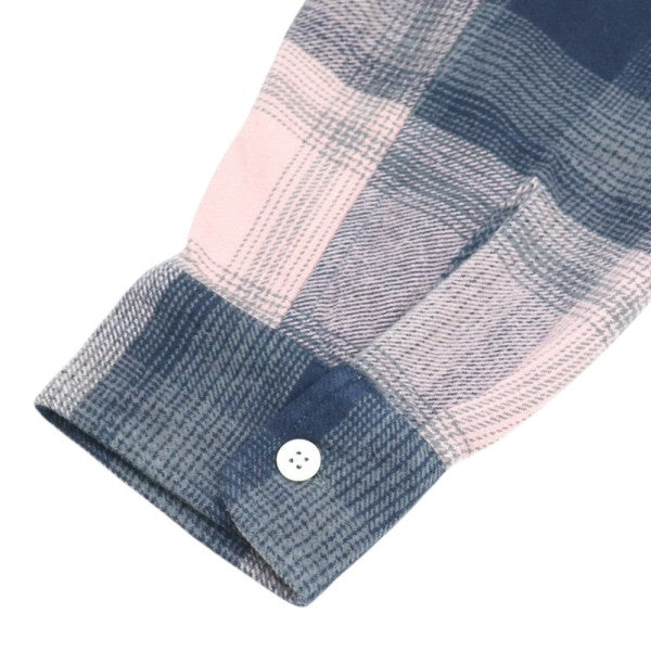 2026AW　Check Small Flower Embroidery Shirt　チェックスモールフラワーエンブロイダリーシャツ　N42-ID 02