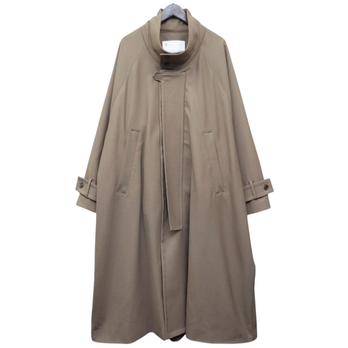 VOAAOV 2021AW OVERSIZE STANDCOLLAR COAT オーバーサイズスタンドカラーコート ロングコート VOCO-G42 古着・中古-1枚目のアイテム画像
