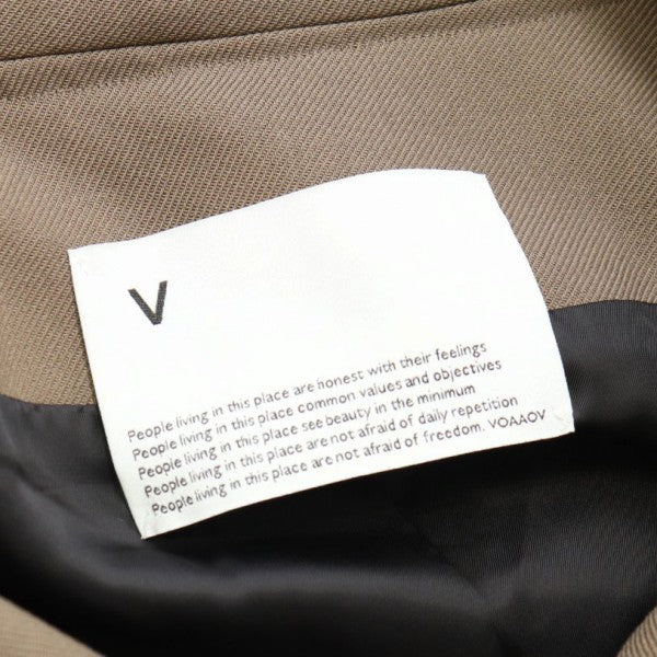 VOAAOV 2021AW OVERSIZE STANDCOLLAR COAT オーバーサイズスタンドカラーコート ロングコート VOCO-G42 古着・中古-5枚目のアイテム画像