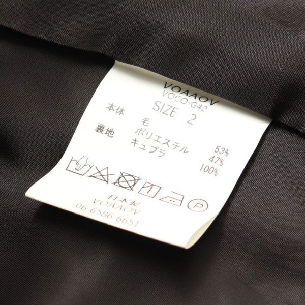 VOAAOV 2021AW OVERSIZE STANDCOLLAR COAT オーバーサイズスタンドカラーコート ロングコート VOCO-G42 古着・中古-6枚目のアイテム画像