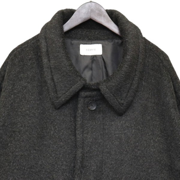 soerte WOOL BLEND SHAGGY OVER COAT ウールブレンドシャギーオーバーコート ロングコート SOPAS1024001 古着・中古-3枚目のアイテム画像