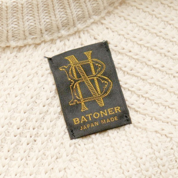 BATONER 2022SS SIGNATURE CREW NECK シグネチャークルーネックニット BN-22SM-001 古着・中古-6枚目のアイテム画像