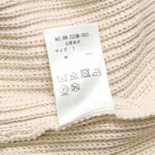 BATONER 2022SS SIGNATURE CREW NECK シグネチャークルーネックニット BN-22SM-001 古着・中古-7枚目のアイテム画像