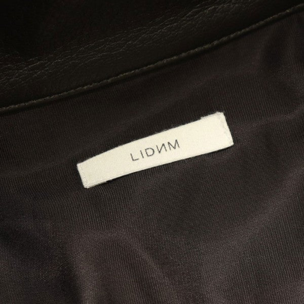 LIDnM 2023SS VINTAGE GOAT RIDING BLOUSON レザーブルゾン lm23ss04432 古着・中古-5枚目のアイテム画像