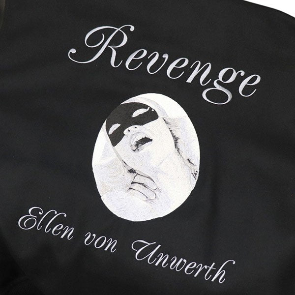 WACKO MARIA×ELLEN VON UNWERTH 2025SS ELLEN VON UNWERTH LEATHER VARSITY JACKET レザーバーシティジャケット EVU-WM-BL01 古着・中古-5枚目のアイテム画像