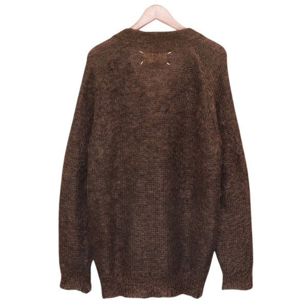 Maison Margiela 1990年代 本人期 モヘアローゲージカーディガン MISS DEANNA 古着・中古-2枚目のアイテム画像