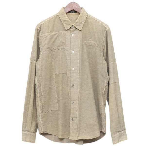 UNDERCOVER 2010AW パッチワークシャツ F9401 古着・中古-1枚目のアイテム画像