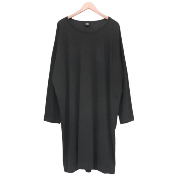 Y’s HARD TWIST JERSEY ROUND NECK BIG T-SHIRT OP ロング丈ロングスリーブTシャツ YO-T26-066 古着・中古-1枚目のアイテム画像