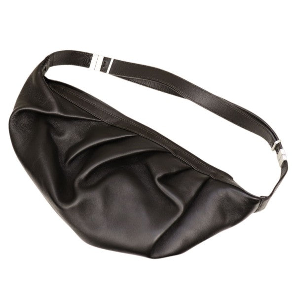 COS 2024AW THE DRAPED CROSSBODY LEATHER レザードレープクロスボディバッグ ショルダーバッグ 1244382001 古着・中古-2枚目のアイテム画像