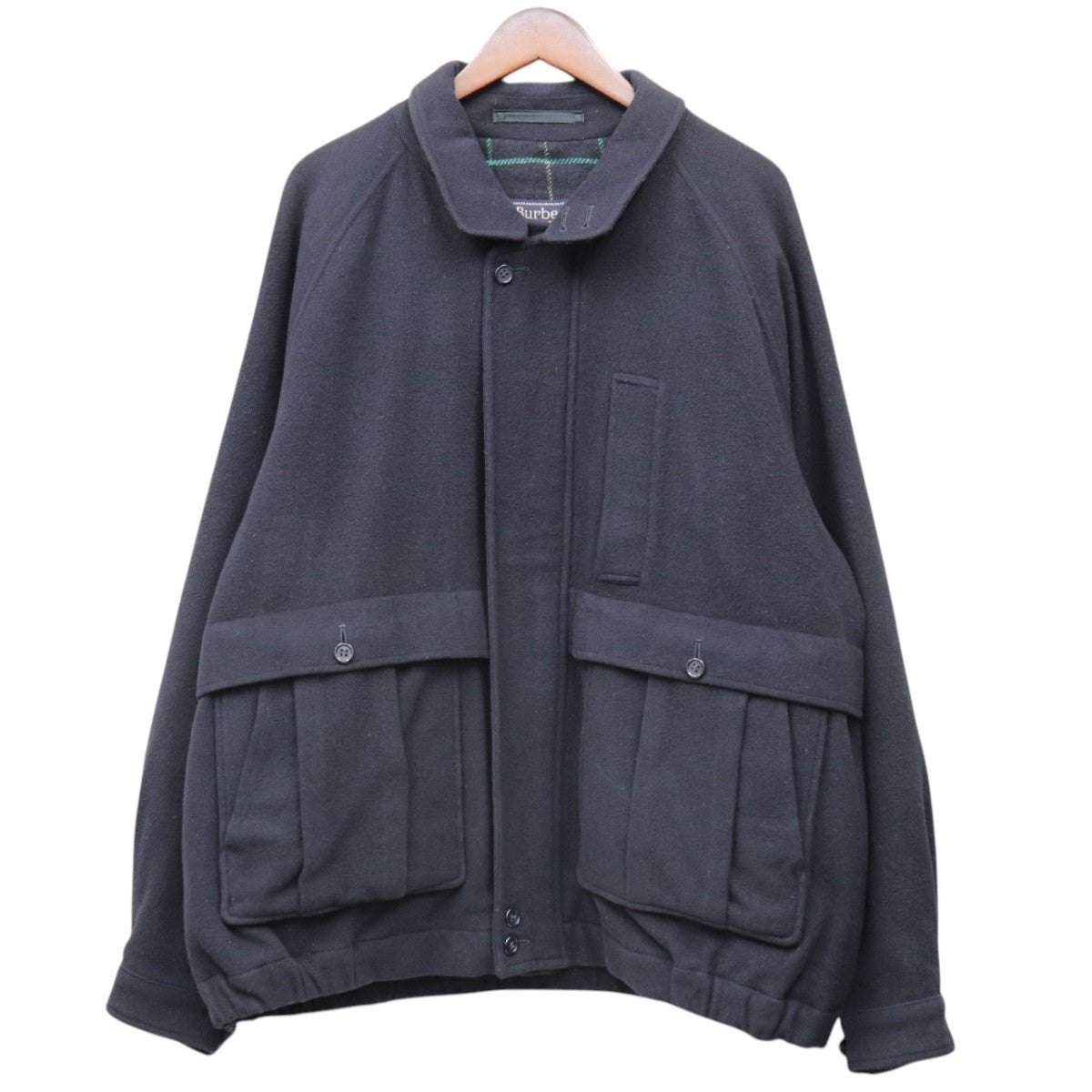 Burberry’s 1990s スタンドカラーウールメルトンブルゾン ジャケット 古着・中古-1枚目のアイテム画像
