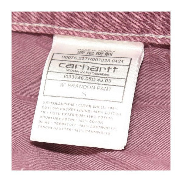 CARHARTT WIP W．BRANDON PANT ワイドデニムパンツ I033746 古着・中古-9枚目のアイテム画像