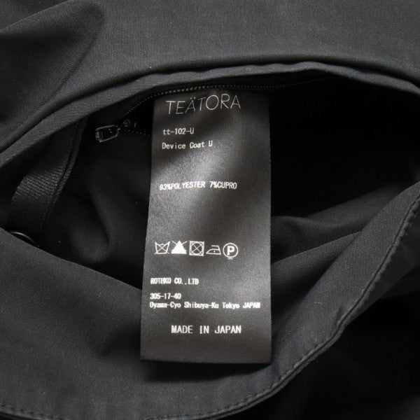 TEATORA Umbrella Device Coat デバイスコート TT-102-U 古着・中古-9枚目のアイテム画像