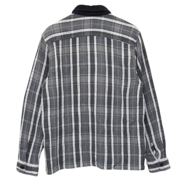 Supreme 2018AW Plaid Thermal Zip Up Shirt サーマルジップアップシャツ 古着・中古-2枚目のアイテム画像