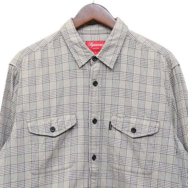 Supreme チェックシャツ 古着・中古-3枚目のアイテム画像