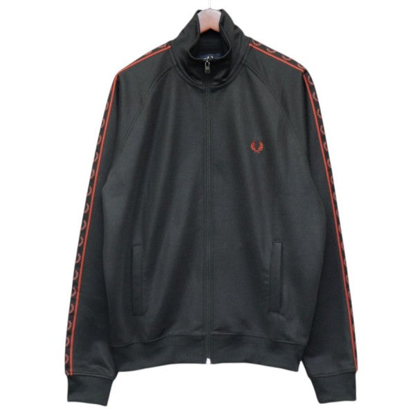 FRED PERRY Contrast Tape Track Jacket トラックジャケット ジャージブルゾン J5557 古着・中古-1枚目のアイテム画像