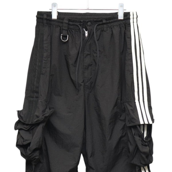 Y-3 NYLON WIRED 3 STRIPES CARGO PANTS ナイロンカーゴトラックパンツ KF1087 古着・中古-3枚目のアイテム画像