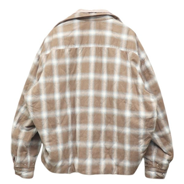 Maison MIHARA YASUHIRO 2026AW Reversible Double Layer Jacket リバーシブルスカジャン チェックシャツジャケット ブルゾン J17BL143 古着・中古-4枚目のアイテム画像