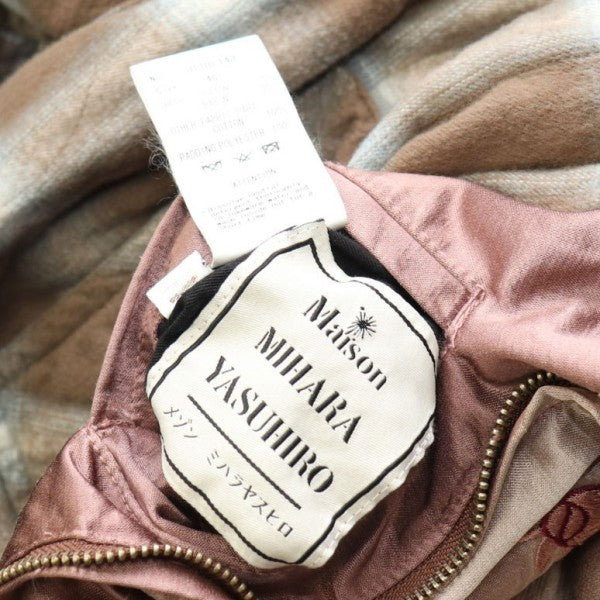 Maison MIHARA YASUHIRO 2026AW Reversible Double Layer Jacket リバーシブルスカジャン チェックシャツジャケット ブルゾン J17BL143 古着・中古-8枚目のアイテム画像