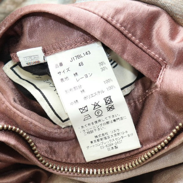 Maison MIHARA YASUHIRO 2026AW Reversible Double Layer Jacket リバーシブルスカジャン チェックシャツジャケット ブルゾン J17BL143 古着・中古-9枚目のアイテム画像