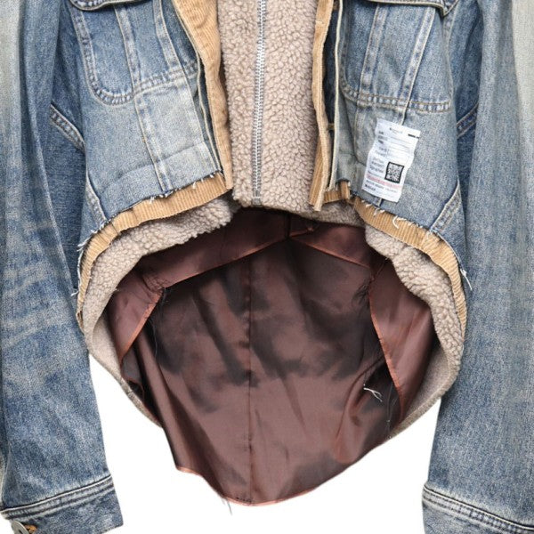 Maison MIHARA YASUHIRO 2025AW TRIPLE LAYERED DENIM JACKET トリプルレイヤードデニムジャケット Gジャン ジージャン K15BL341 古着・中古-5枚目のアイテム画像
