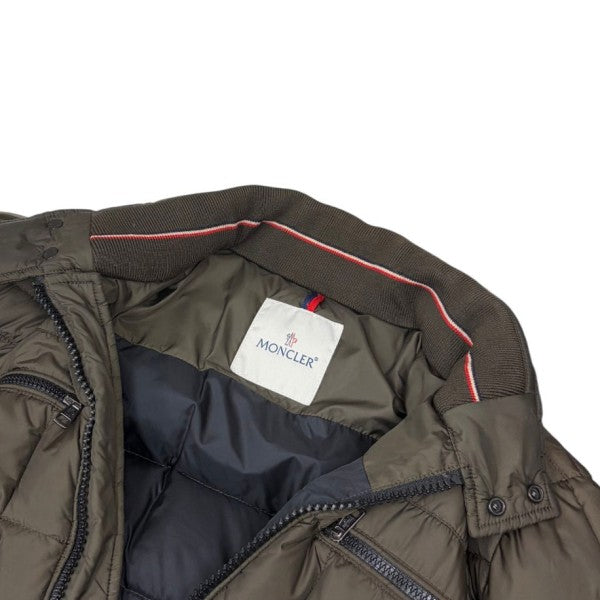 MONCLER AUBIN バイカーダウンジャケット ブルゾン 91 41437 05 54654 古着・中古-6枚目のアイテム画像