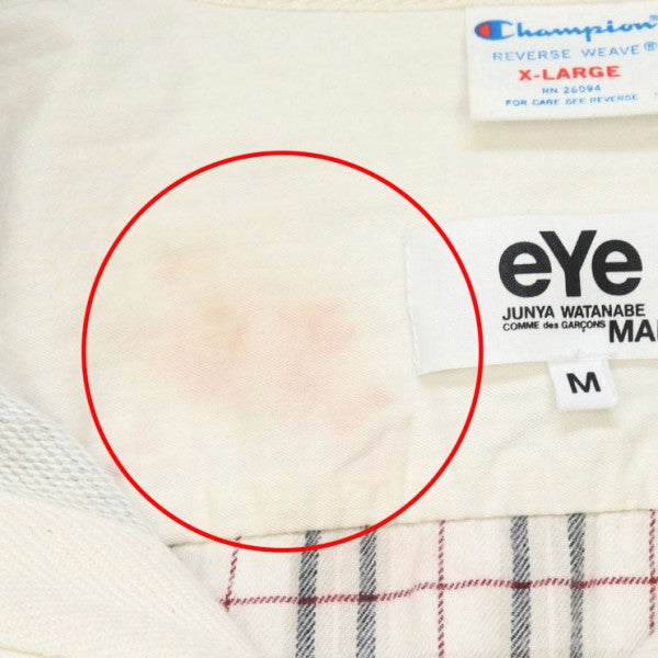 eYe COMME des GARCONS JUNYAWATANABE MAN×Champion 2015SS REVERSE WEAVE プルオーバーパーカー リバースウィーブ スウェット WO-T917 古着・中古-7枚目のアイテム画像