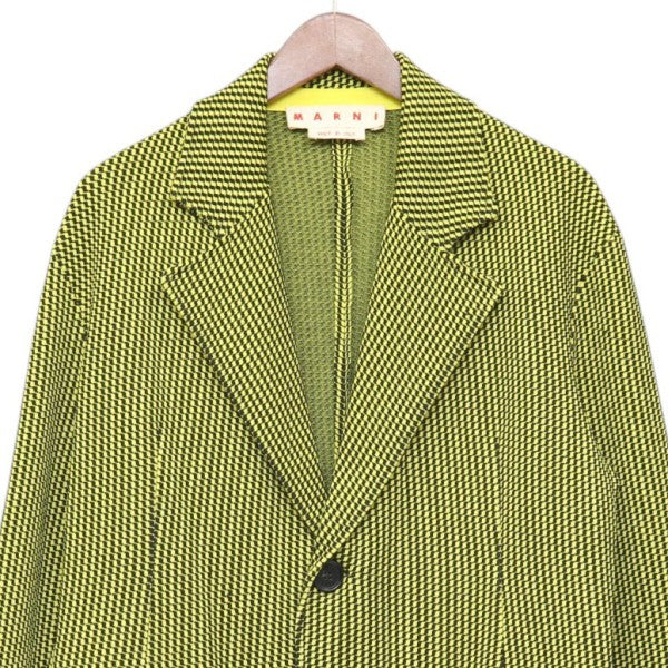 MARNI 2023AW 2B千鳥格子テーラードジャケット GUMG0002Q1 UFW524 古着・中古-3枚目のアイテム画像