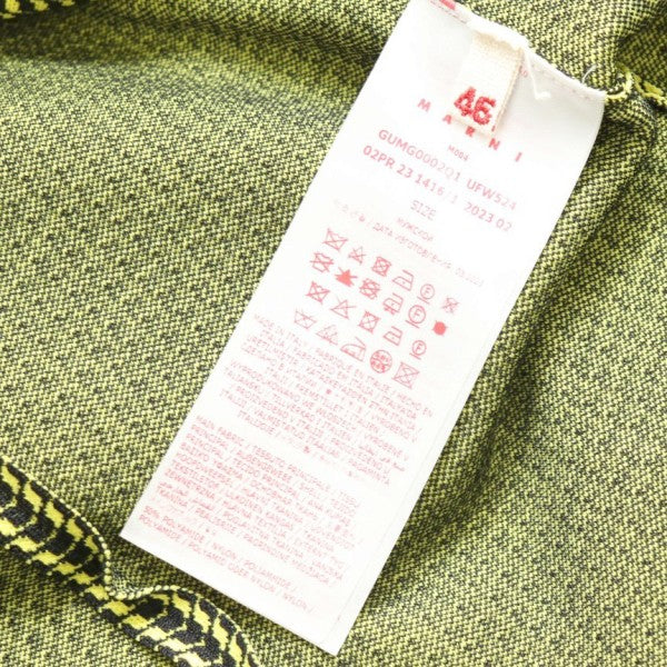 MARNI 2023AW 2B千鳥格子テーラードジャケット GUMG0002Q1 UFW524 古着・中古-6枚目のアイテム画像